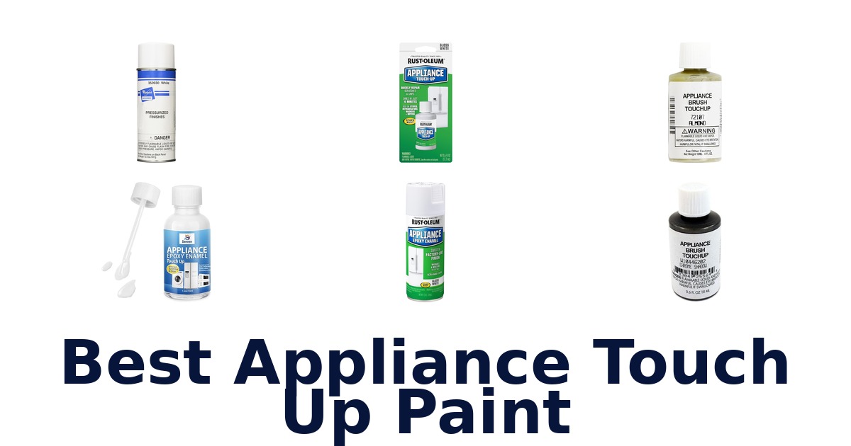 best appliance touch up paint