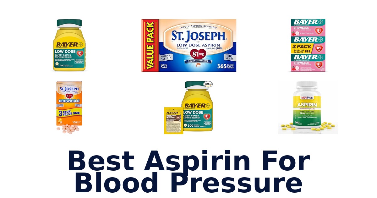 best aspirin for blood pressure