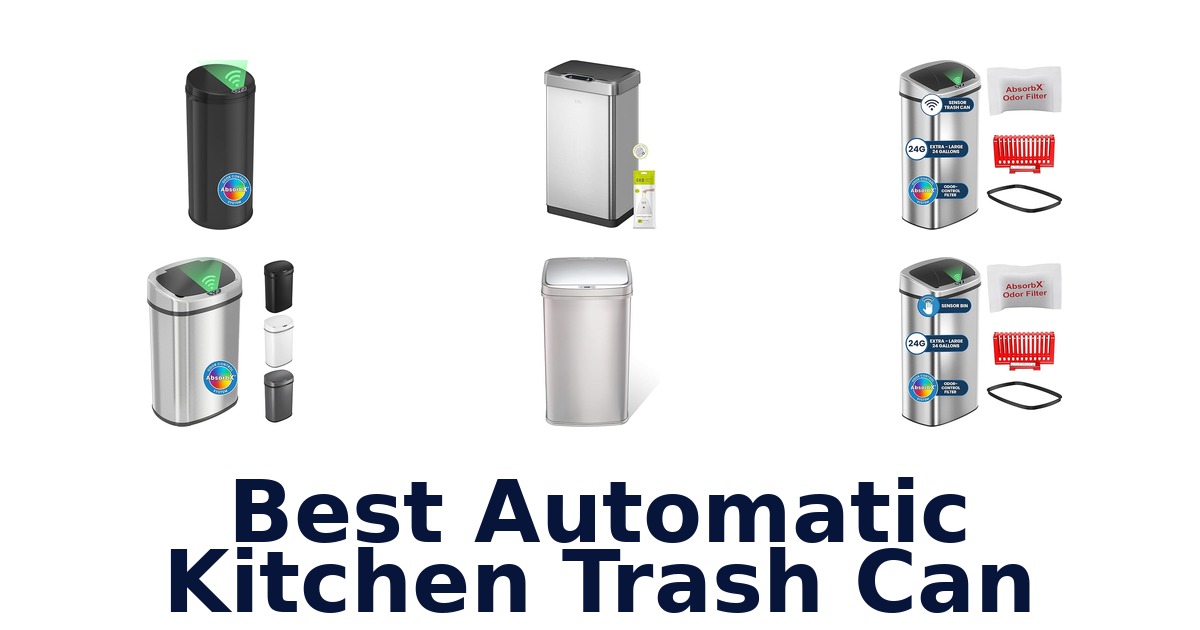 best automatic kitchen trash can