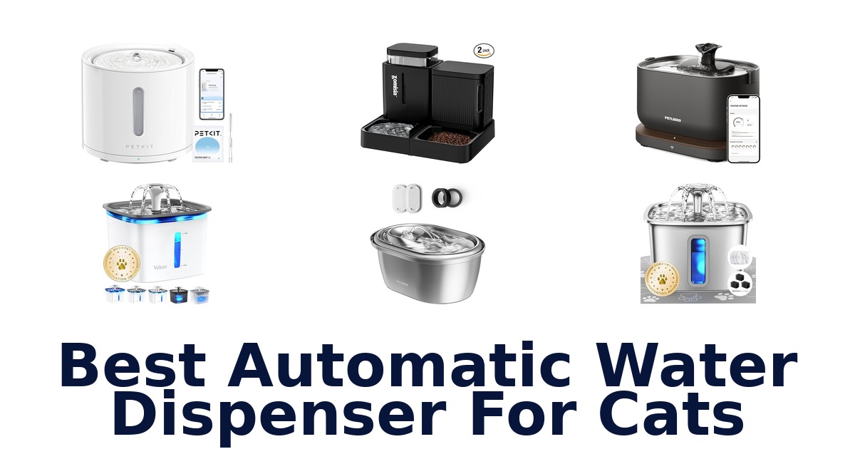 best automatic water dispenser for cats