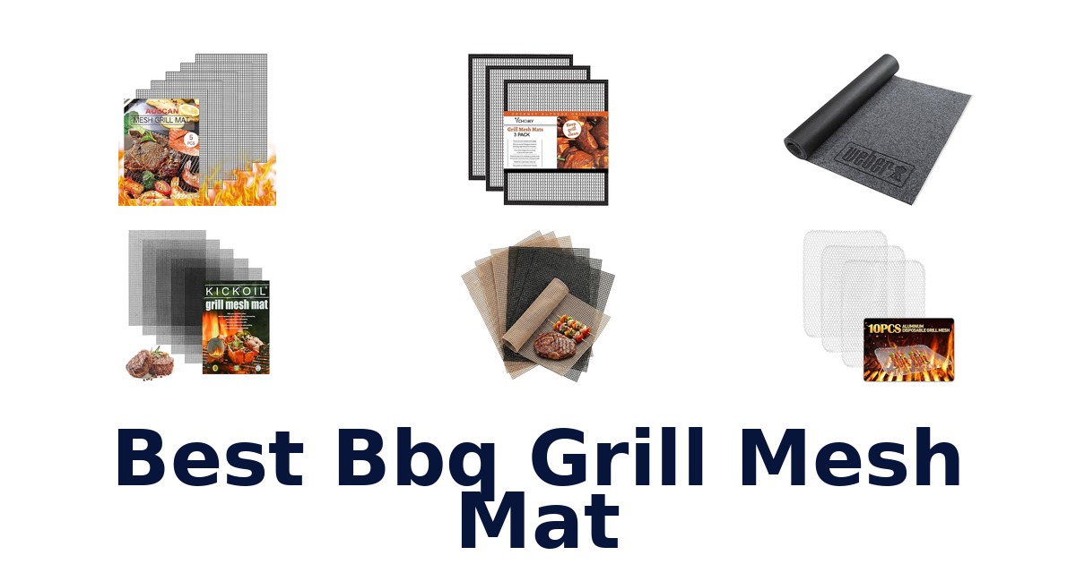 best bbq grill mesh mat