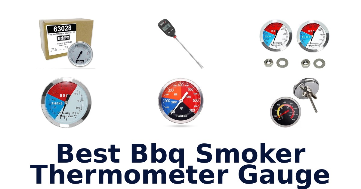 best bbq smoker thermometer gauge