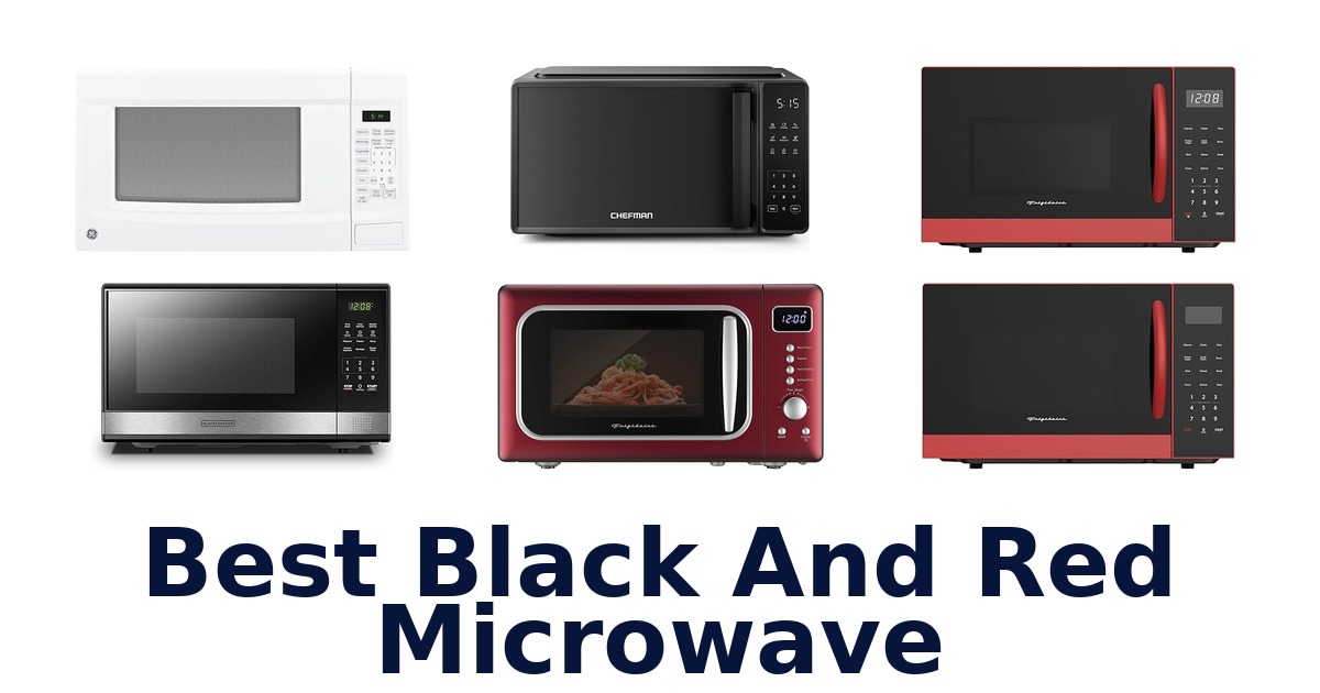 best black and red microwave