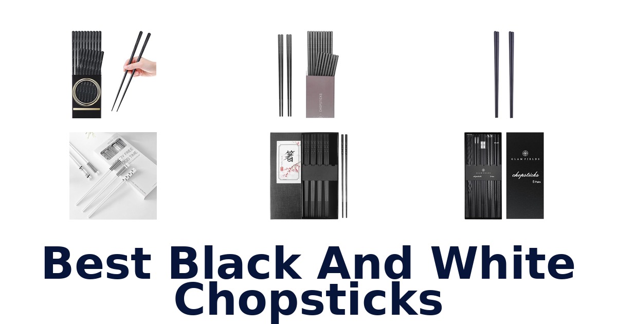 best black and white chopsticks