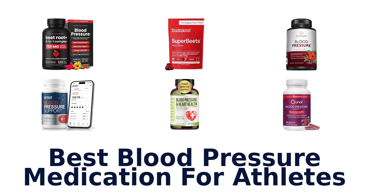 best blood pressure medication for athletes