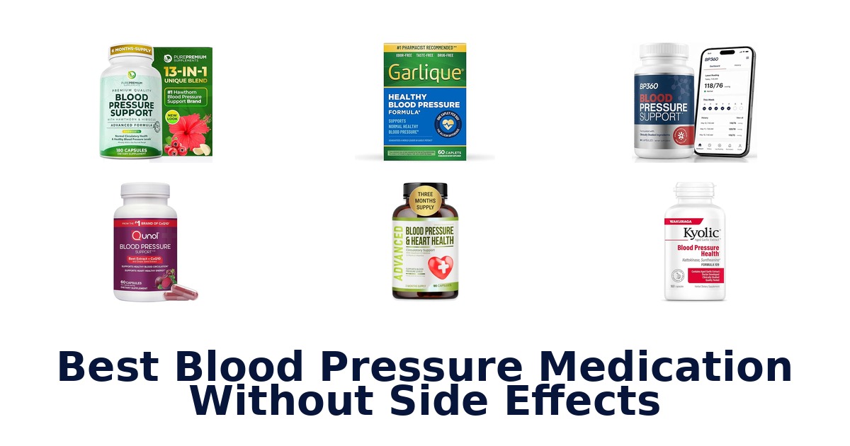 best blood pressure medication without side effects