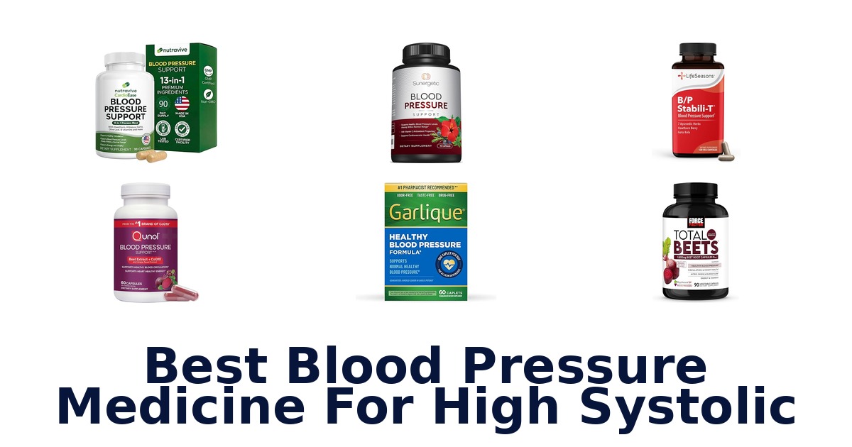 best blood pressure medicine for high systolic