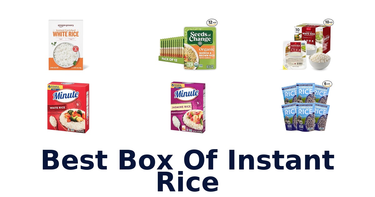 best box of instant rice
