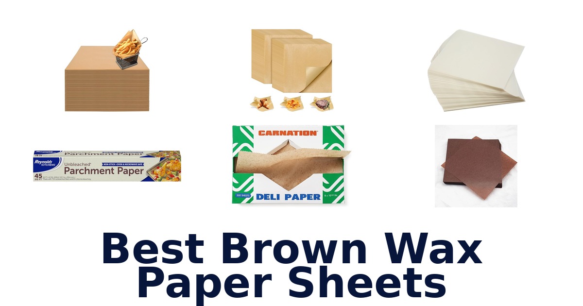 best brown wax paper sheets