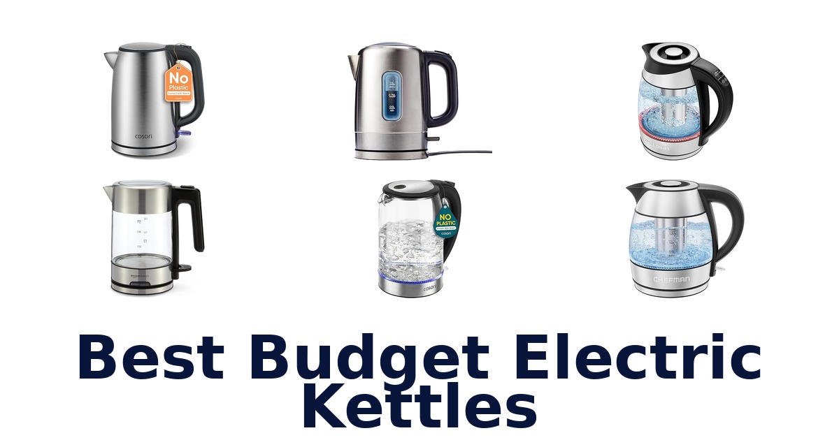 best budget electric kettles