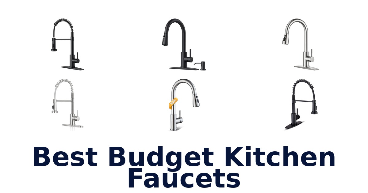 best budget kitchen faucets