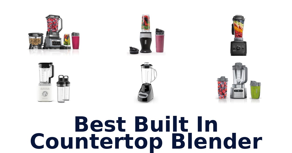best built in countertop blender