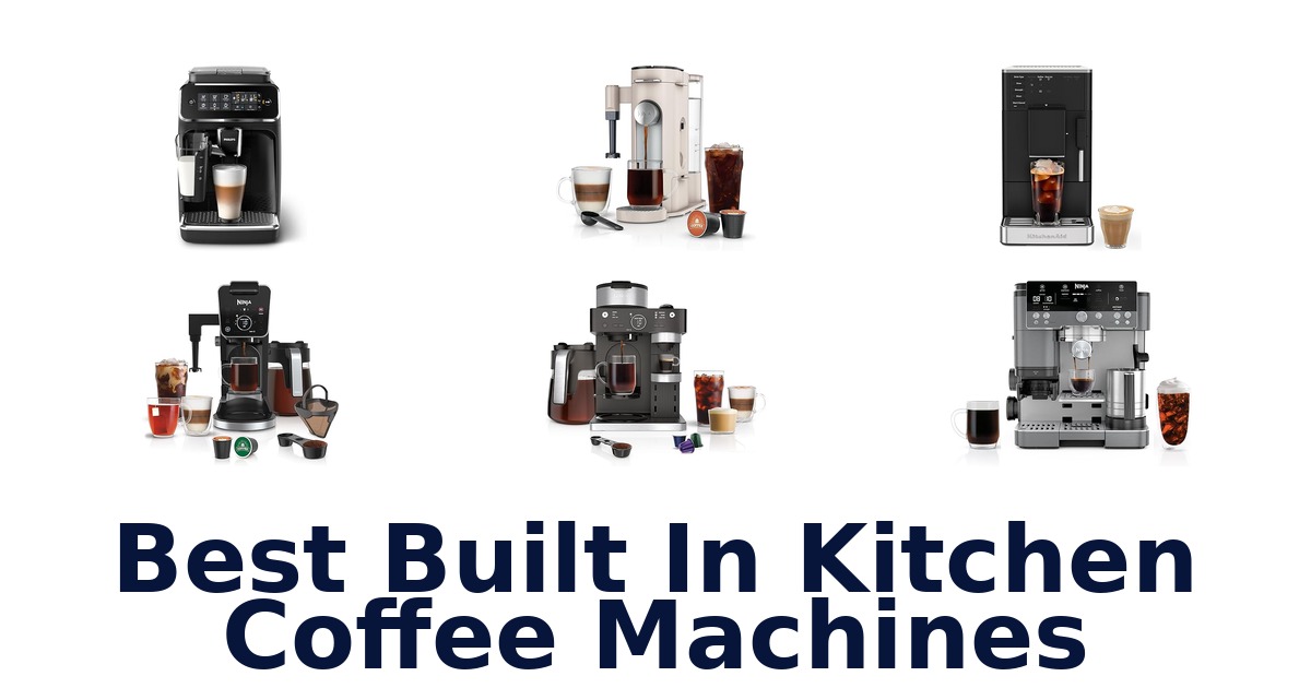 best built in kitchen coffee machines