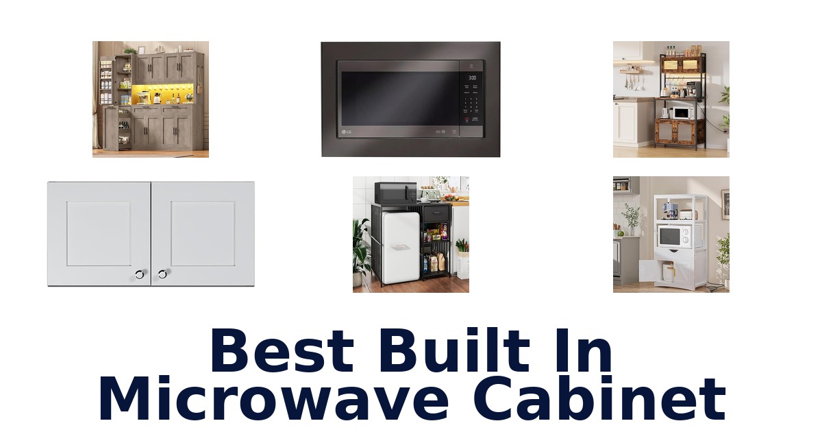 best built in microwave cabinet