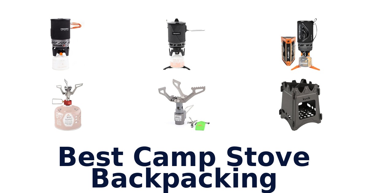 best camp stove backpacking