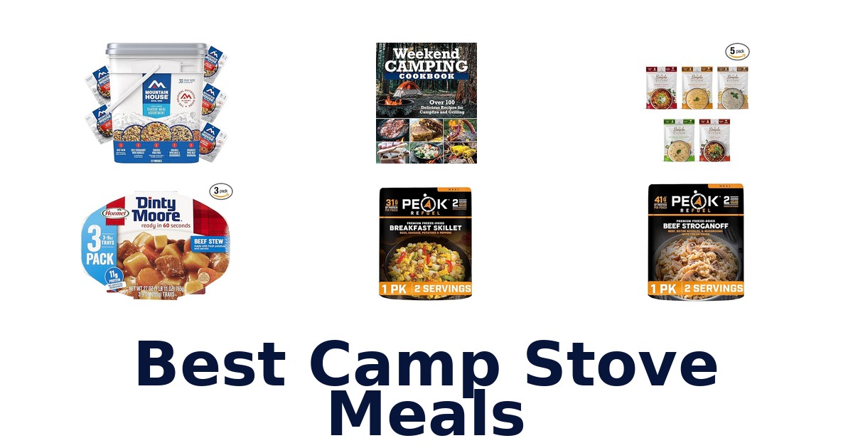 best camp stove meals