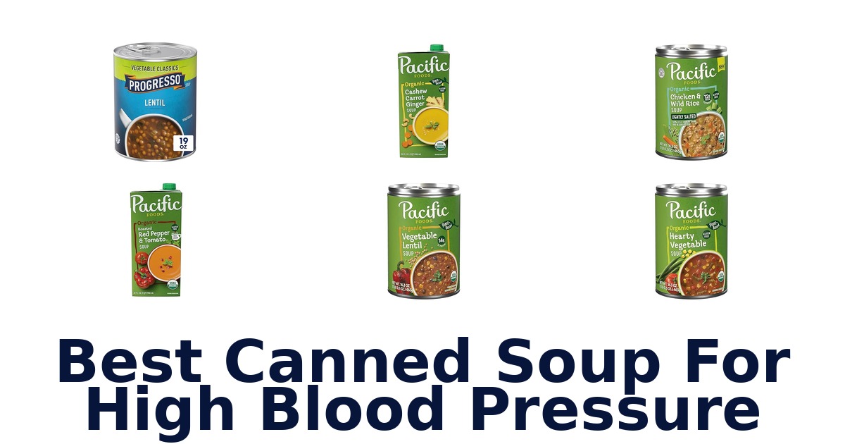 best canned soup for high blood pressure