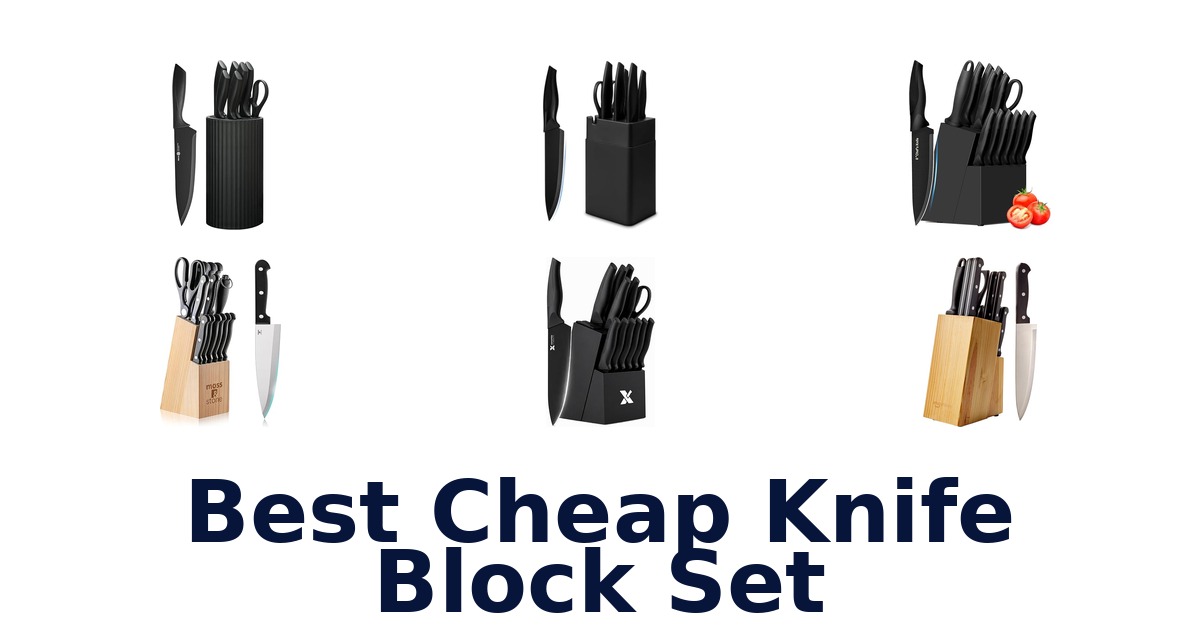 best cheap knife block set