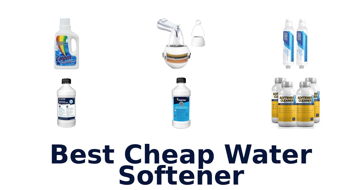 best cheap water softener