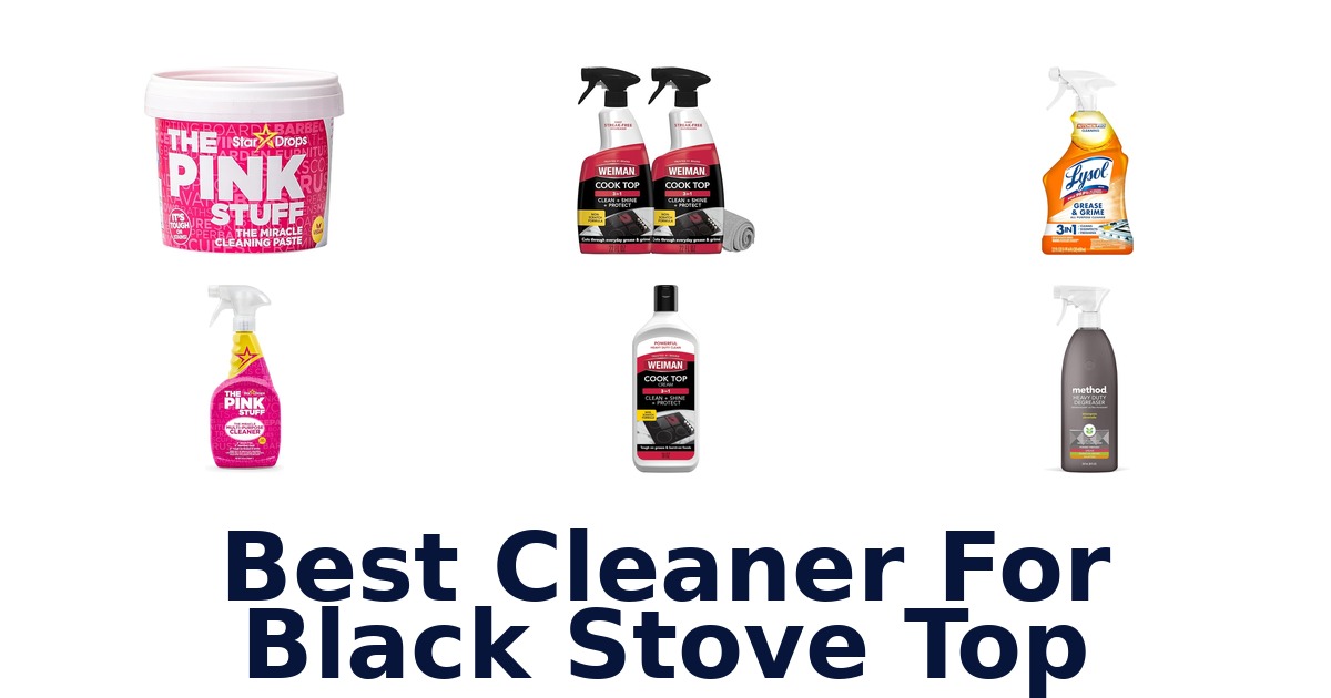 best cleaner for black stove top