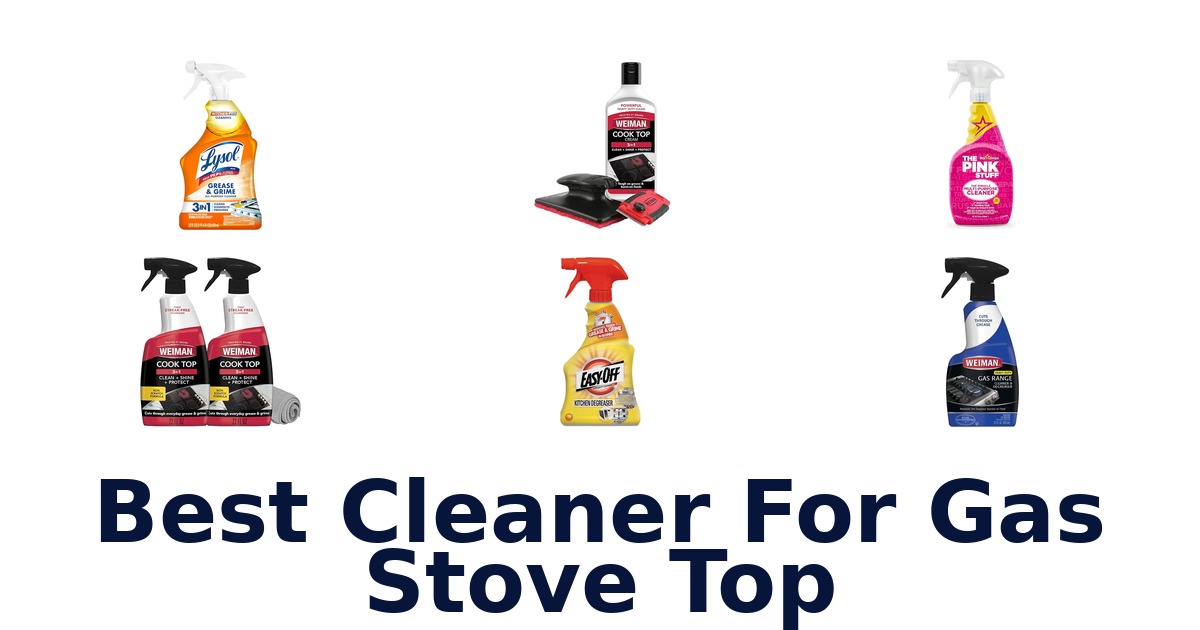 best cleaner for gas stove top