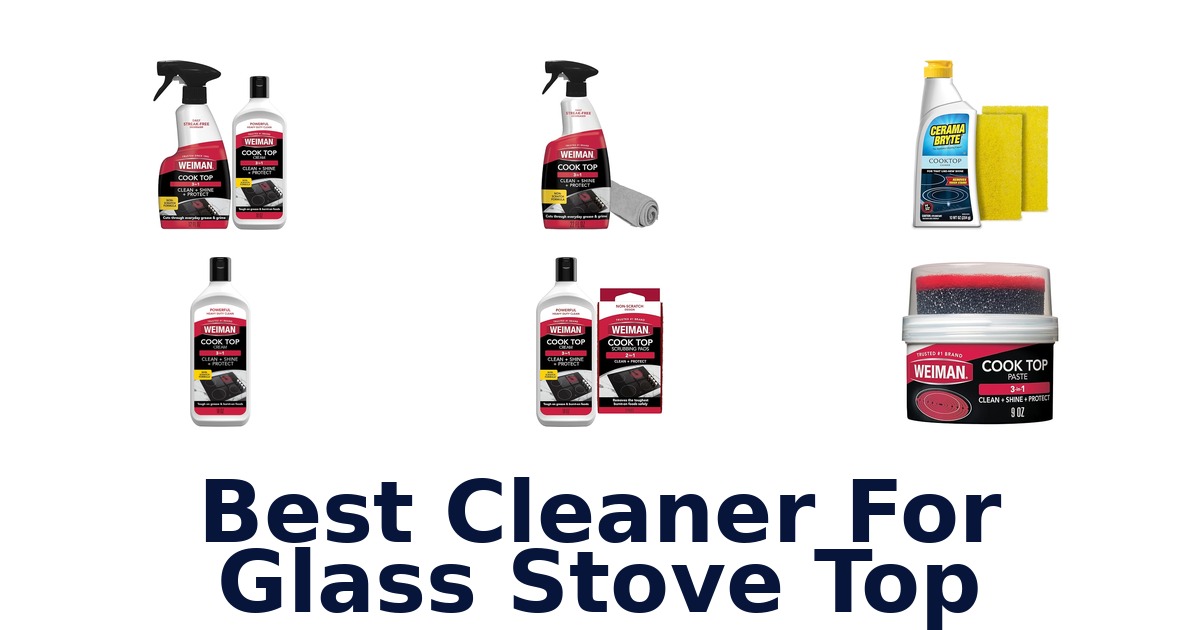best cleaner for glass stove top