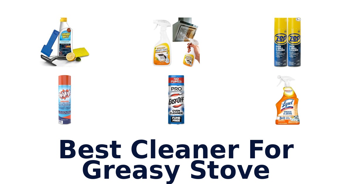 best cleaner for greasy stove