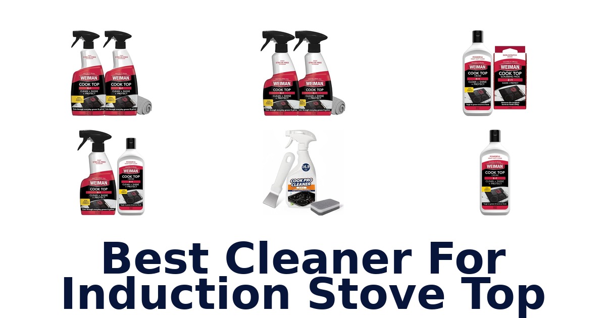 best cleaner for induction stove top