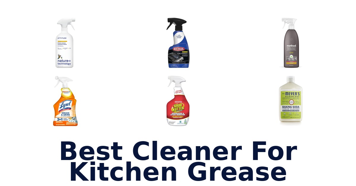 best cleaner for kitchen grease
