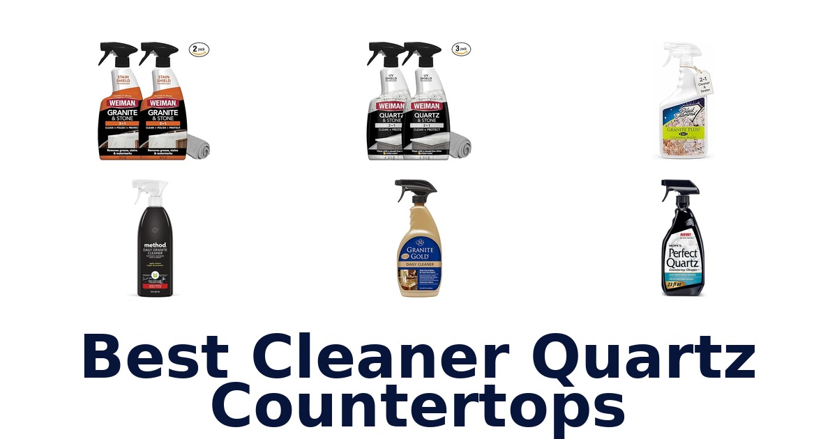 best cleaner quartz countertops