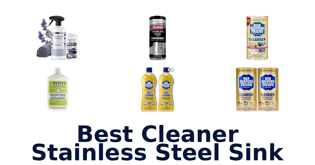 best cleaner stainless steel sink