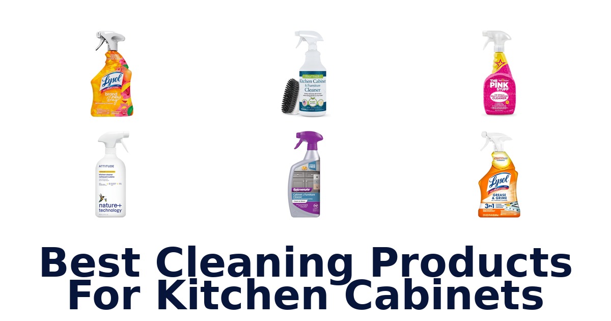 best cleaning products for kitchen cabinets