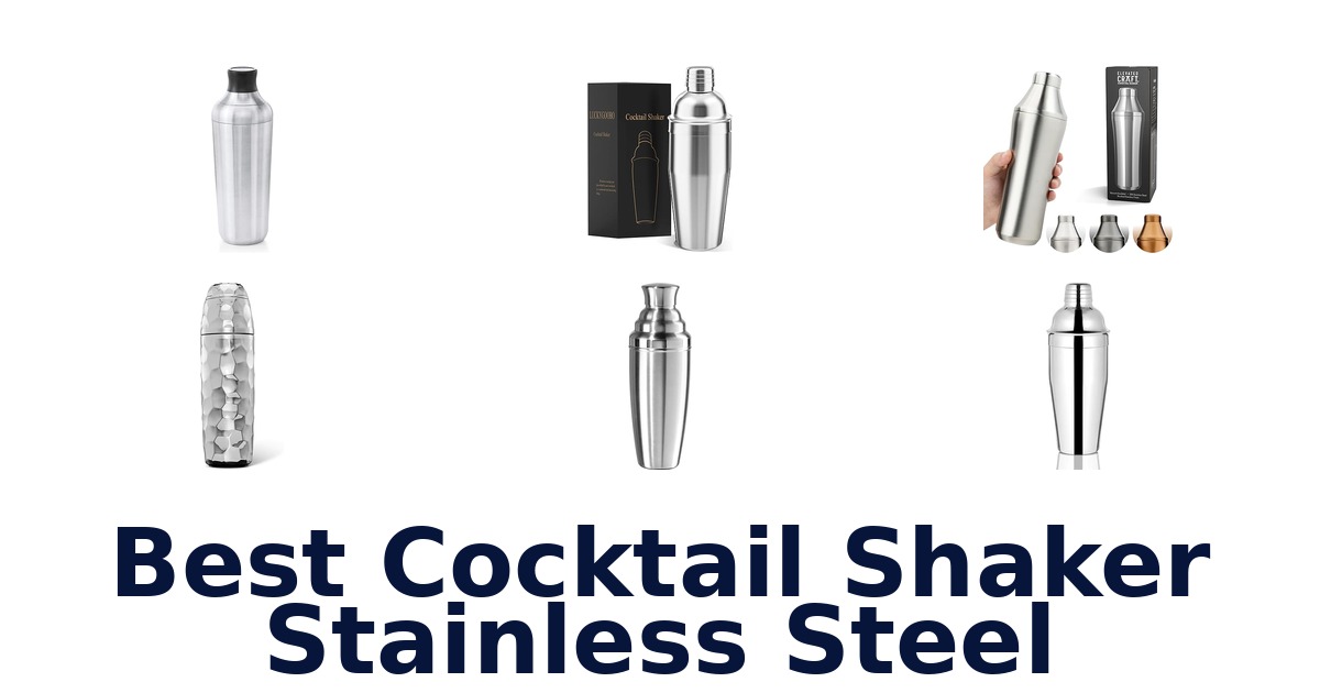 best cocktail shaker stainless steel