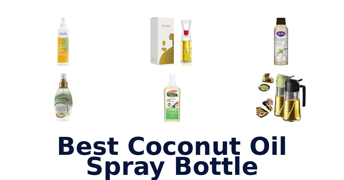 best coconut oil spray bottle