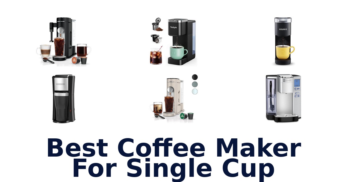 best coffee maker for single cup