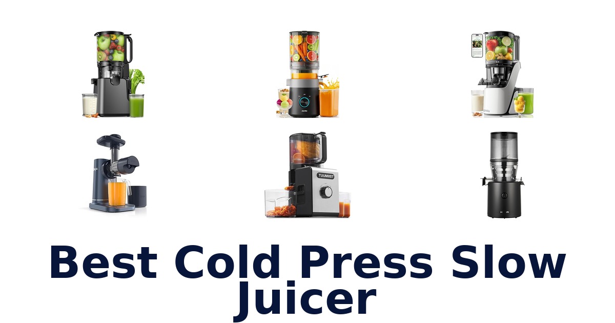 best cold press slow juicer