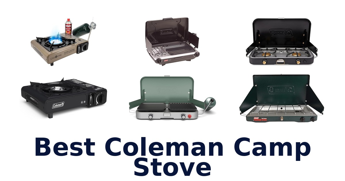 best coleman camp stove