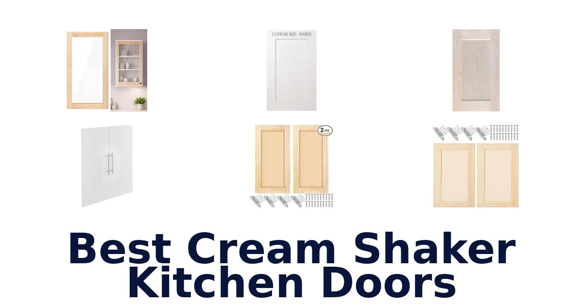 best cream shaker kitchen doors