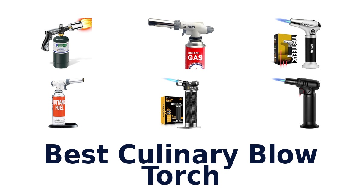 best culinary blow torch