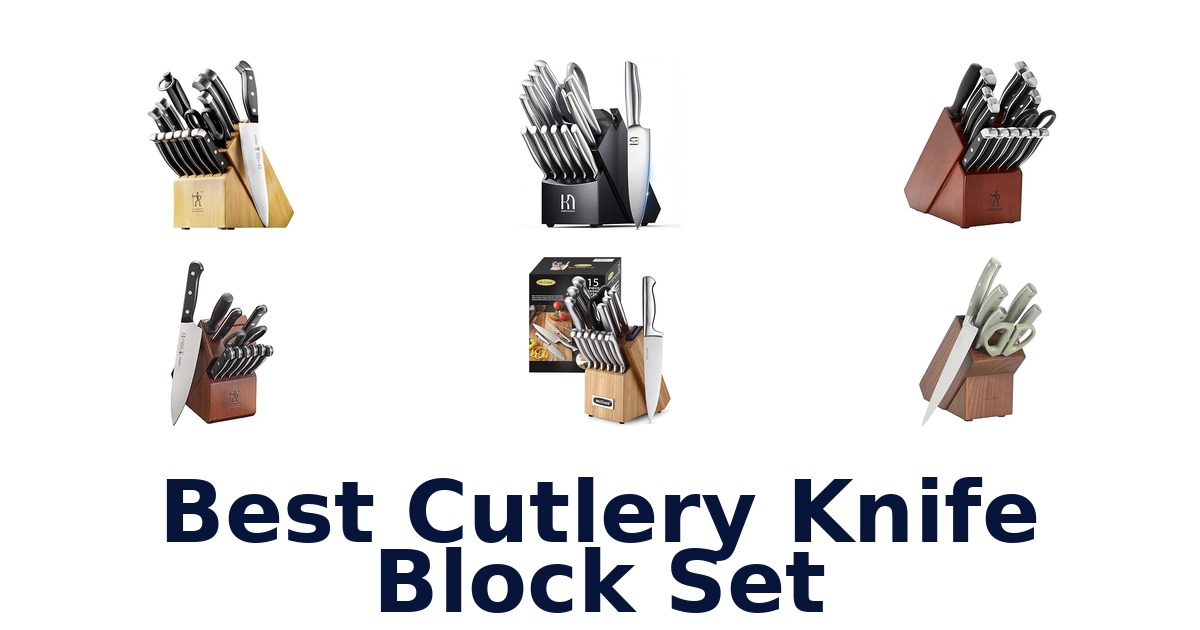 best cutlery knife block set
