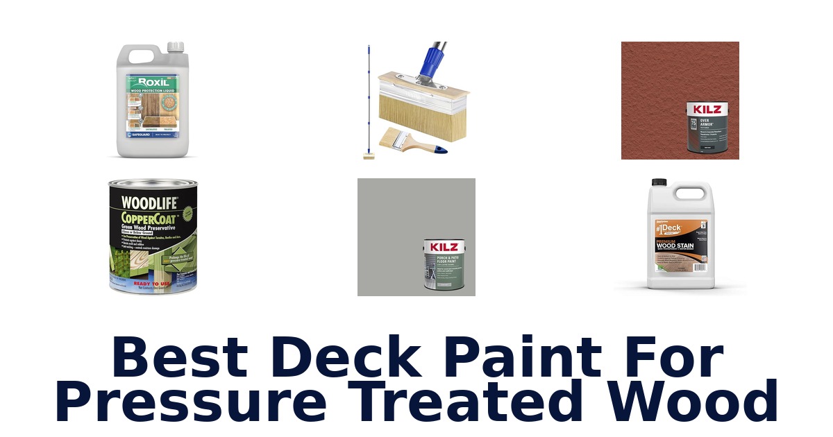 best deck paint for pressure treated wood