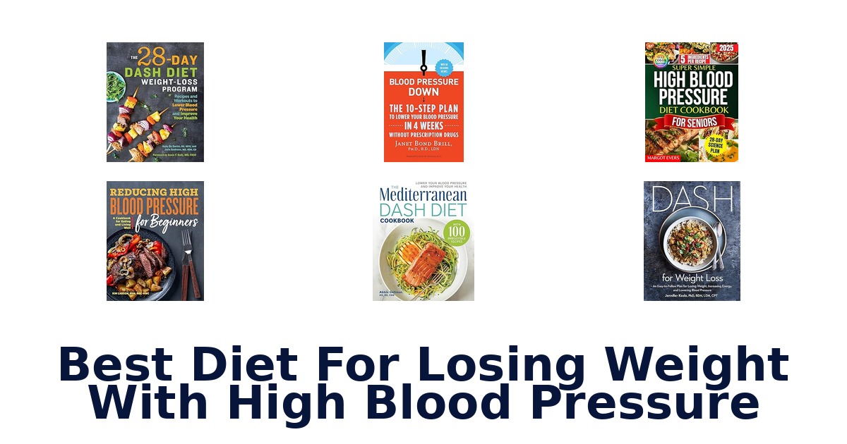 best diet for losing weight with high blood pressure