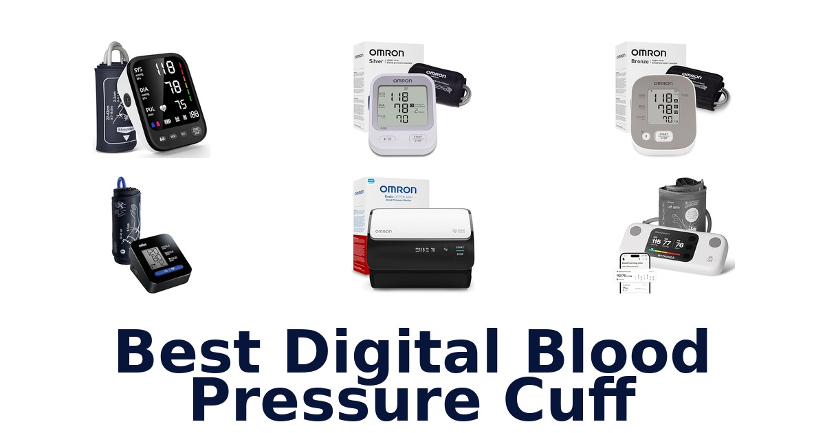 best digital blood pressure cuff