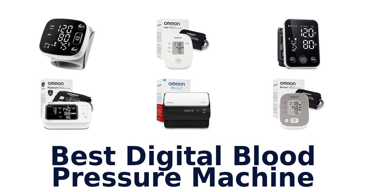 best digital blood pressure machine