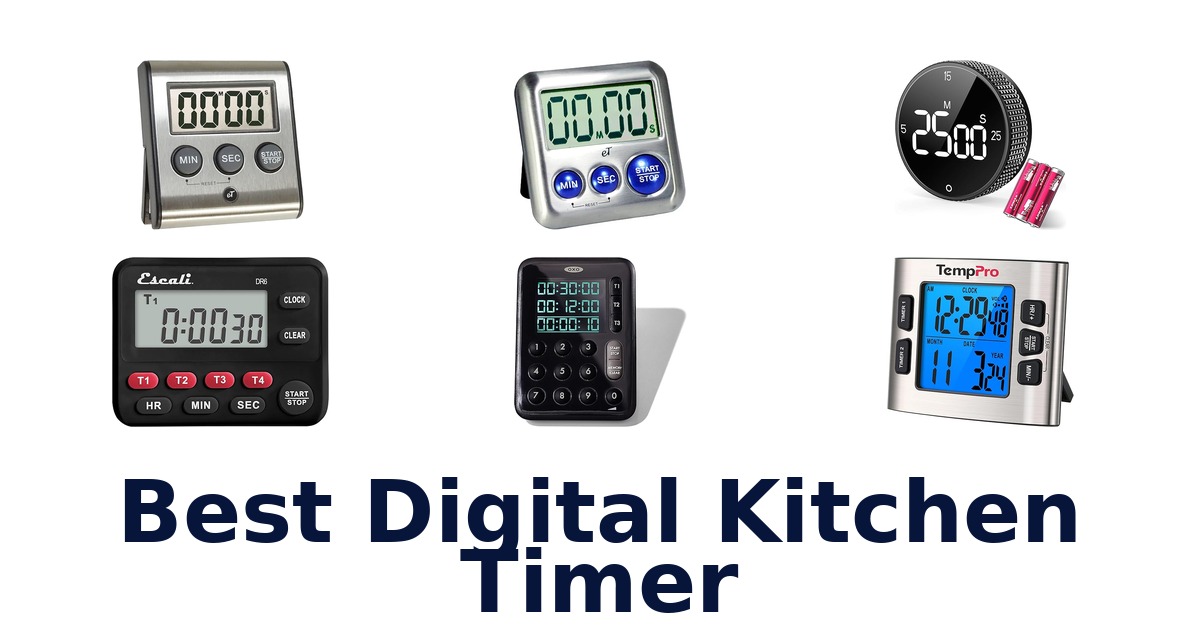 best digital kitchen timer