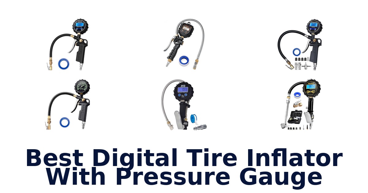 best digital tire inflator with pressure gauge