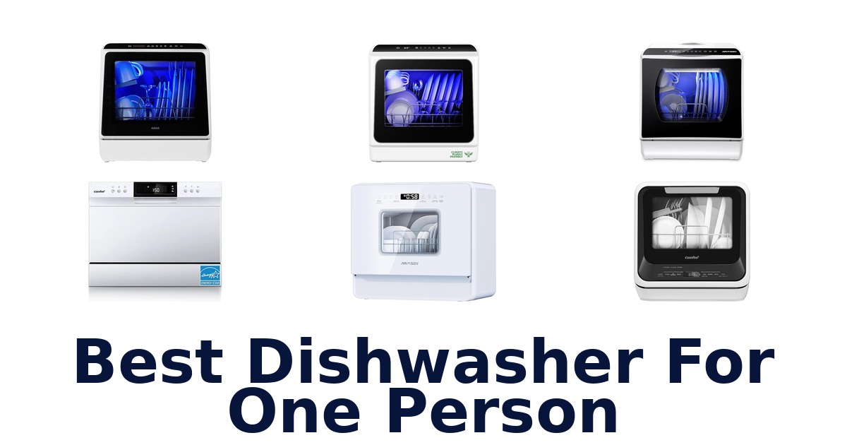 best dishwasher for one person