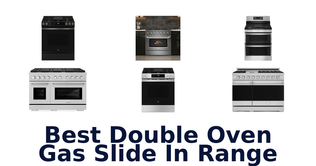 best double oven gas slide in range