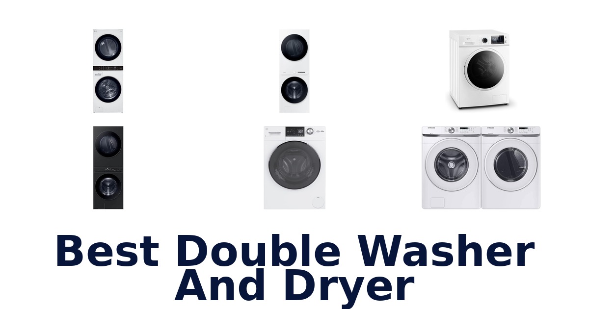best double washer and dryer