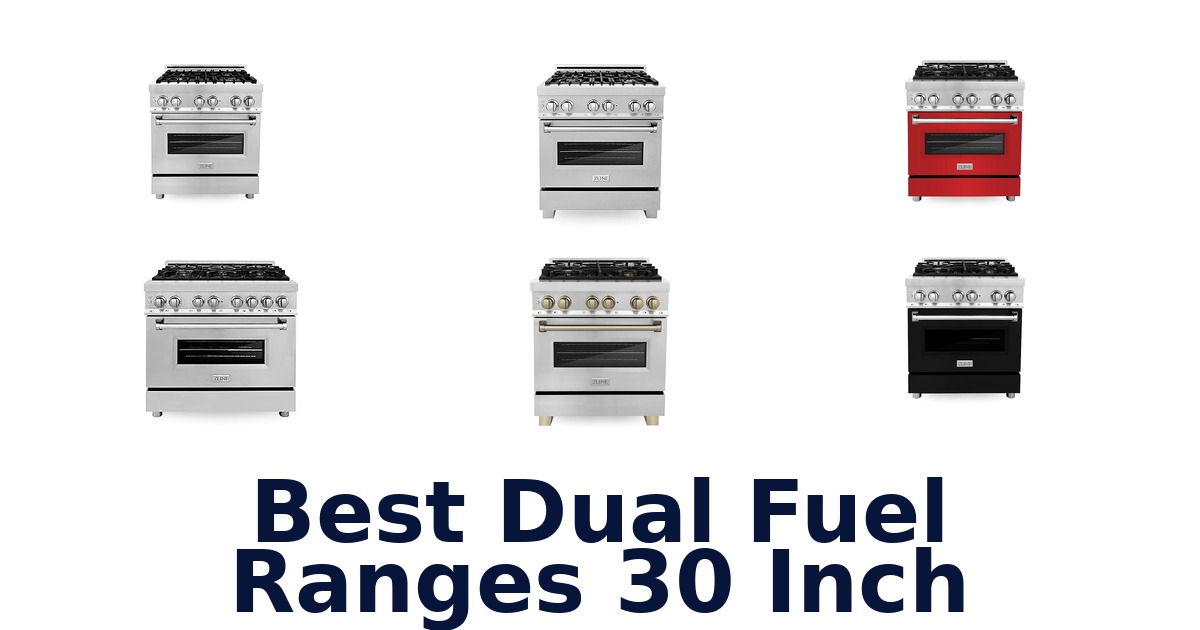 best dual fuel ranges 30 inch